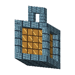 Blue Hearth Lantern model portrait