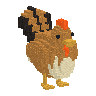 Coppercrest Hen model portrait